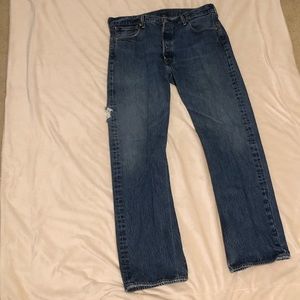Med Wash 36 x 32 501 Levi’s Straight Leg